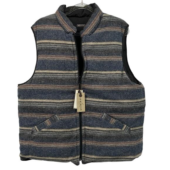 Jeremiah Reversible Down Vest Western 2 in 1 Mens XL Gray Gorp Southwest NEW - Picture 2 of 11